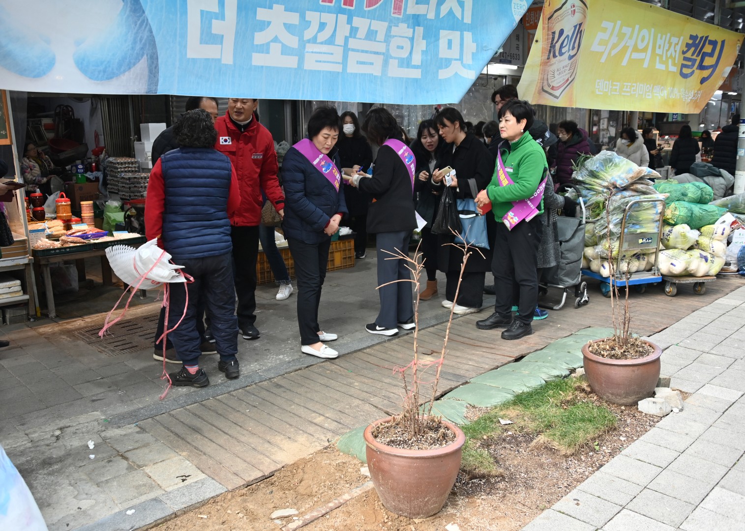 설 맞이 전통시장 방문(해운대시장) 13