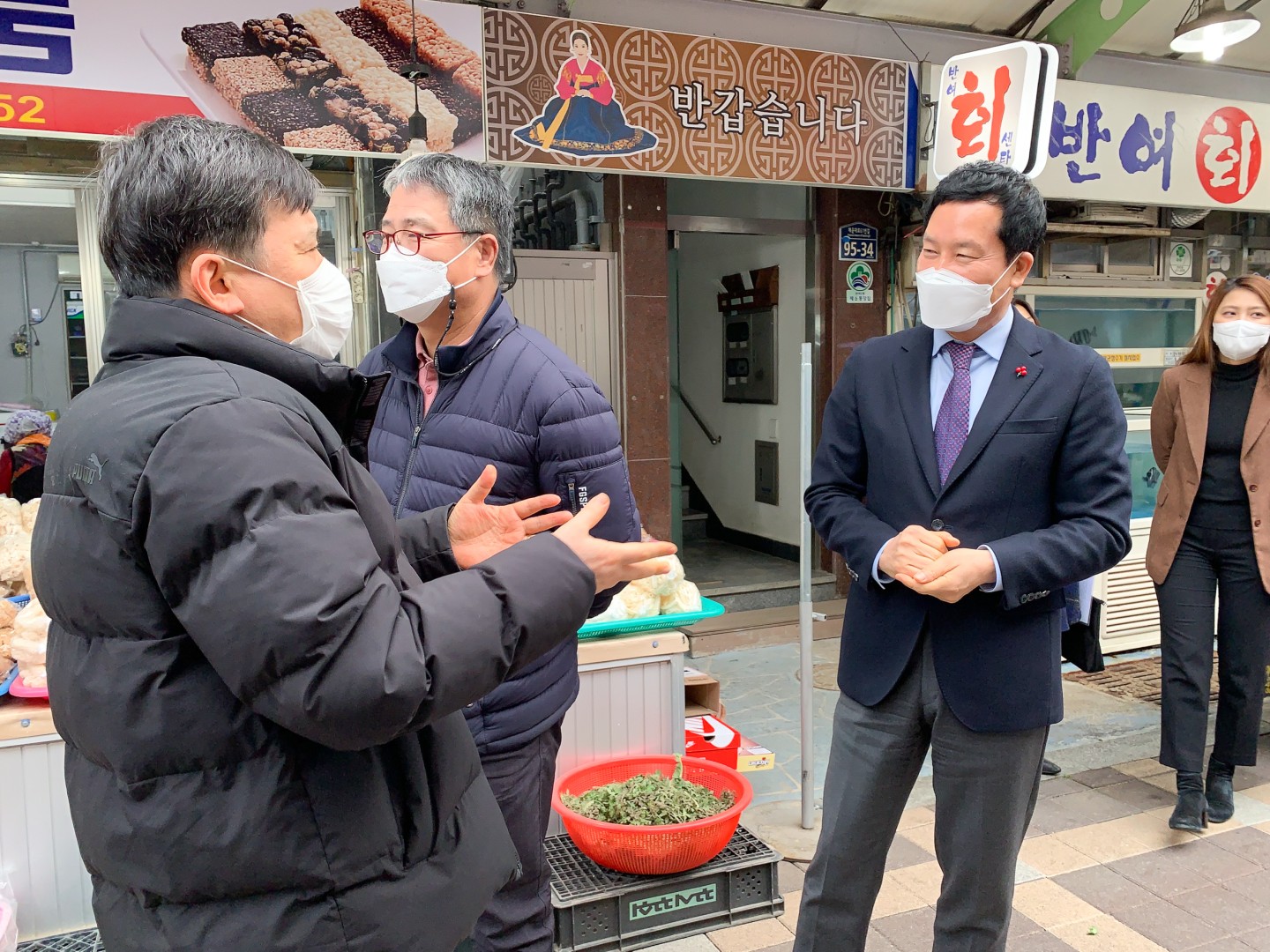 반여2 전통시장 방문 5