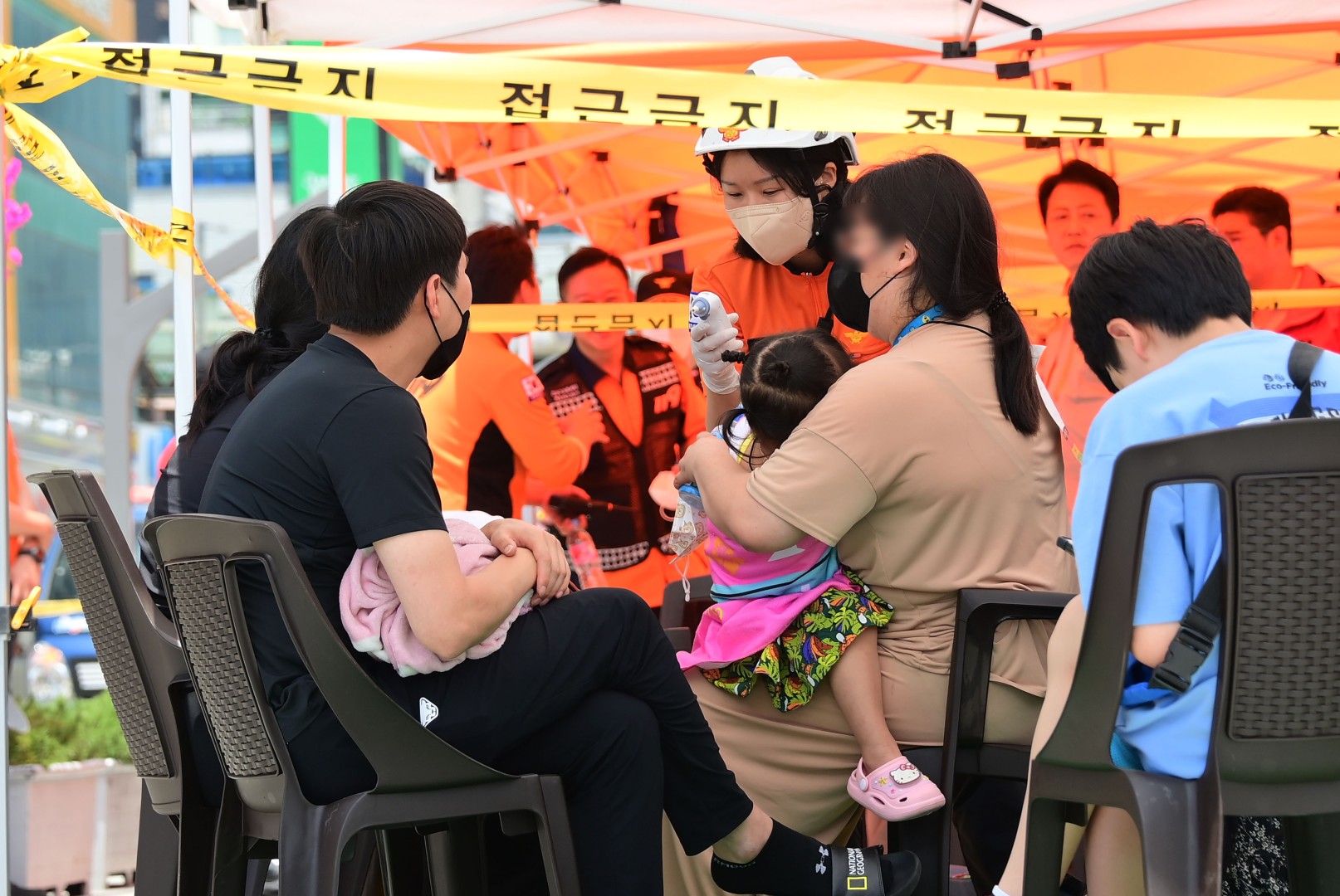 해운대 씨클라우드 호텔 화재 현장 방문 22