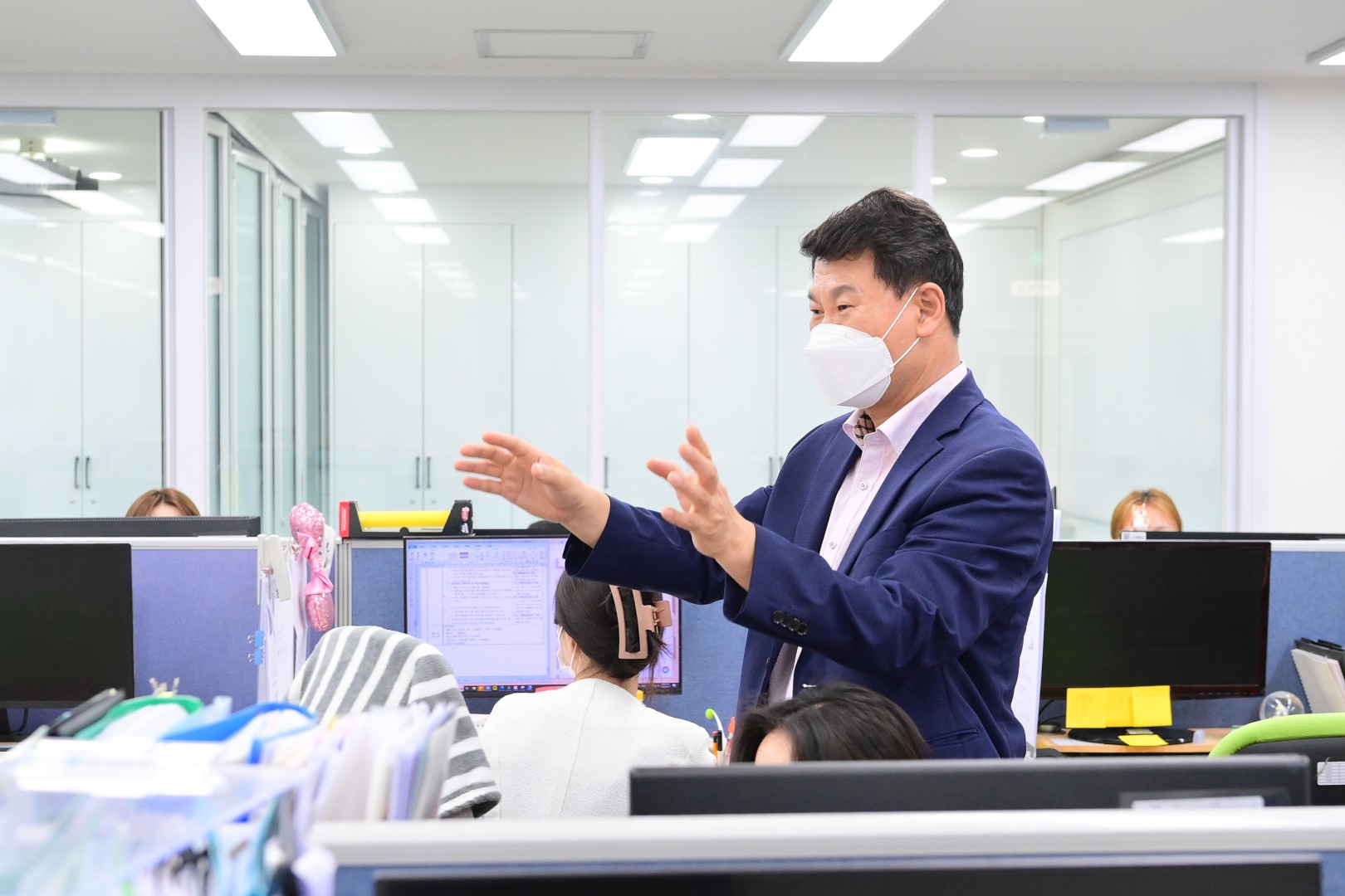 해운대 보건소 격려방문 7