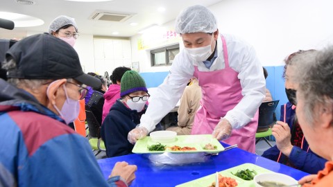 사랑의밥차 봉사