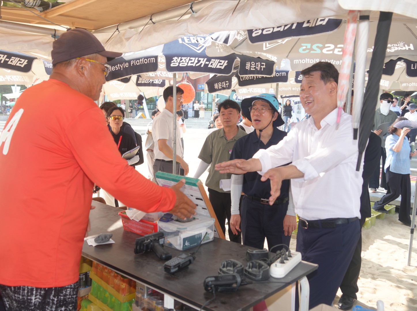 해양수산부 장관 해수욕장 현장점검 및 격려 방문 24
