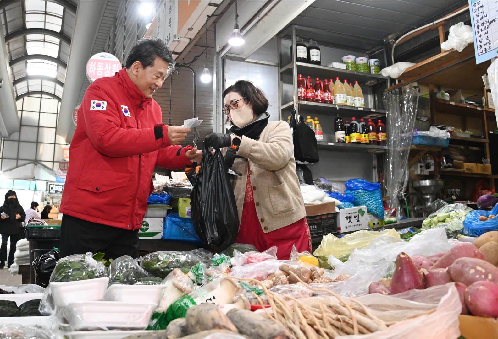 설 맞이 전통시장방문(해운대시장) 18