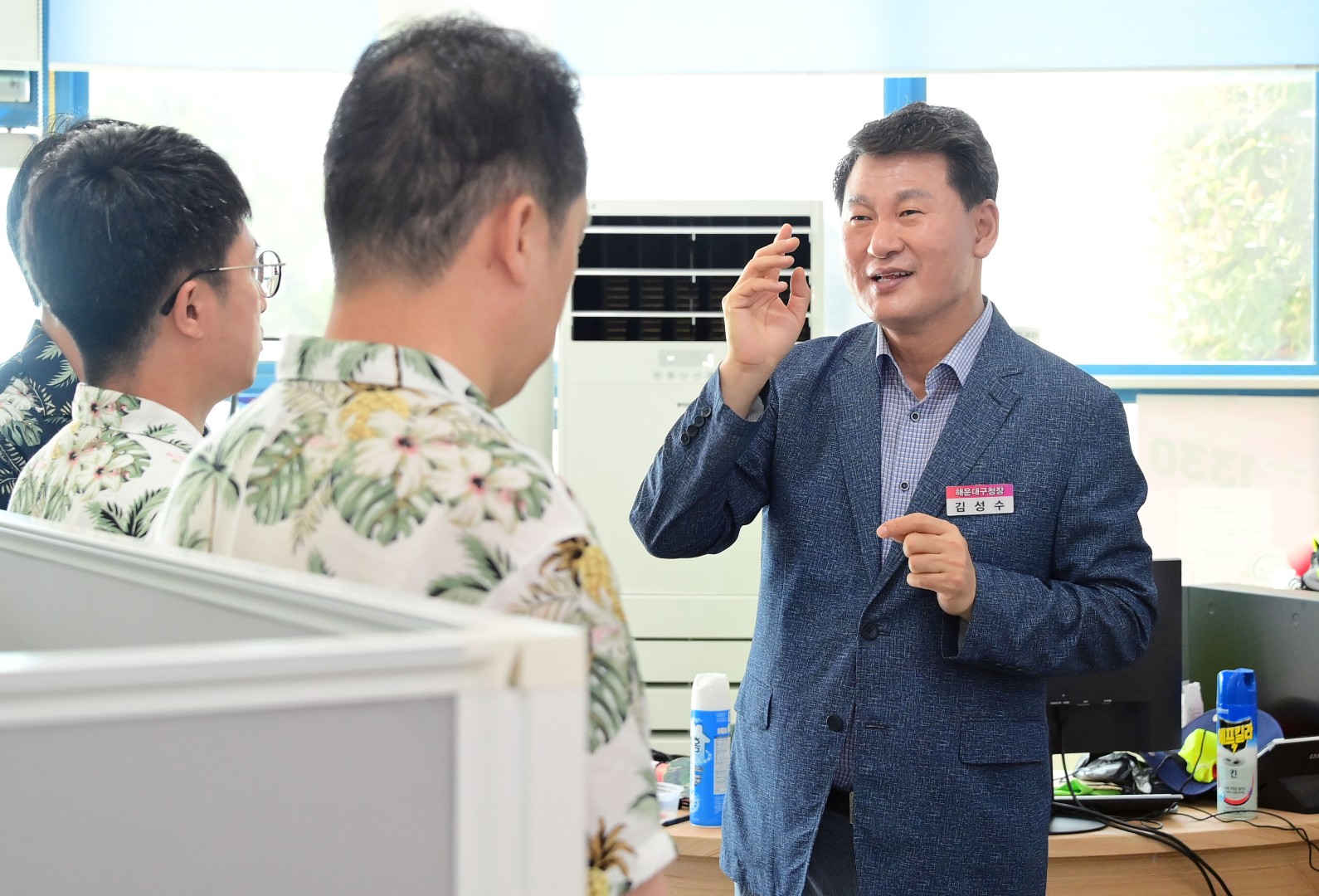 해수욕장 운영 유관기관 근무자 격려(송정) 34