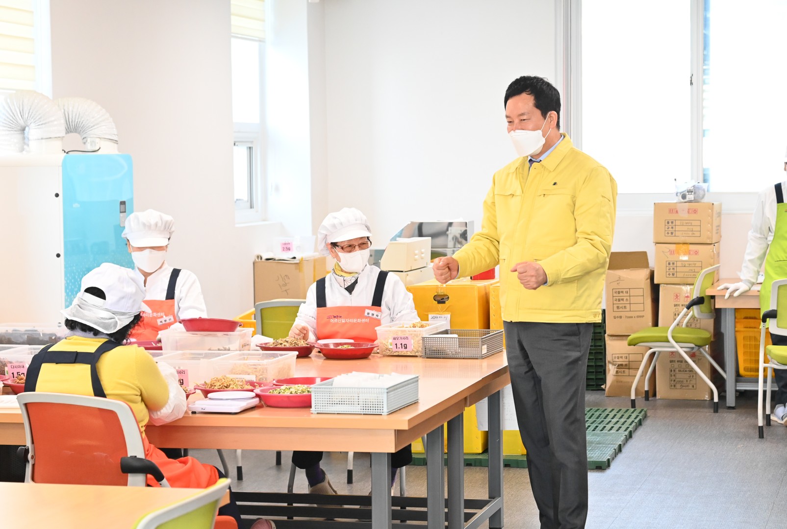 어르신공동작업장 방문 1