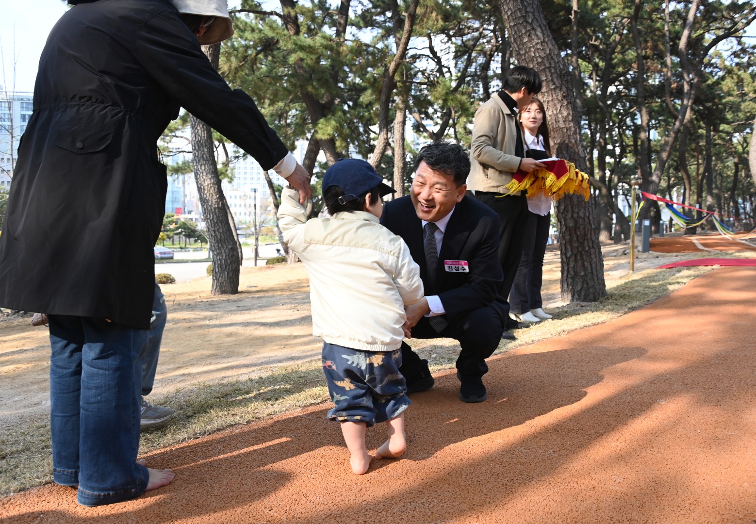 송림공원 황톳길 조성사업 준공식 10
