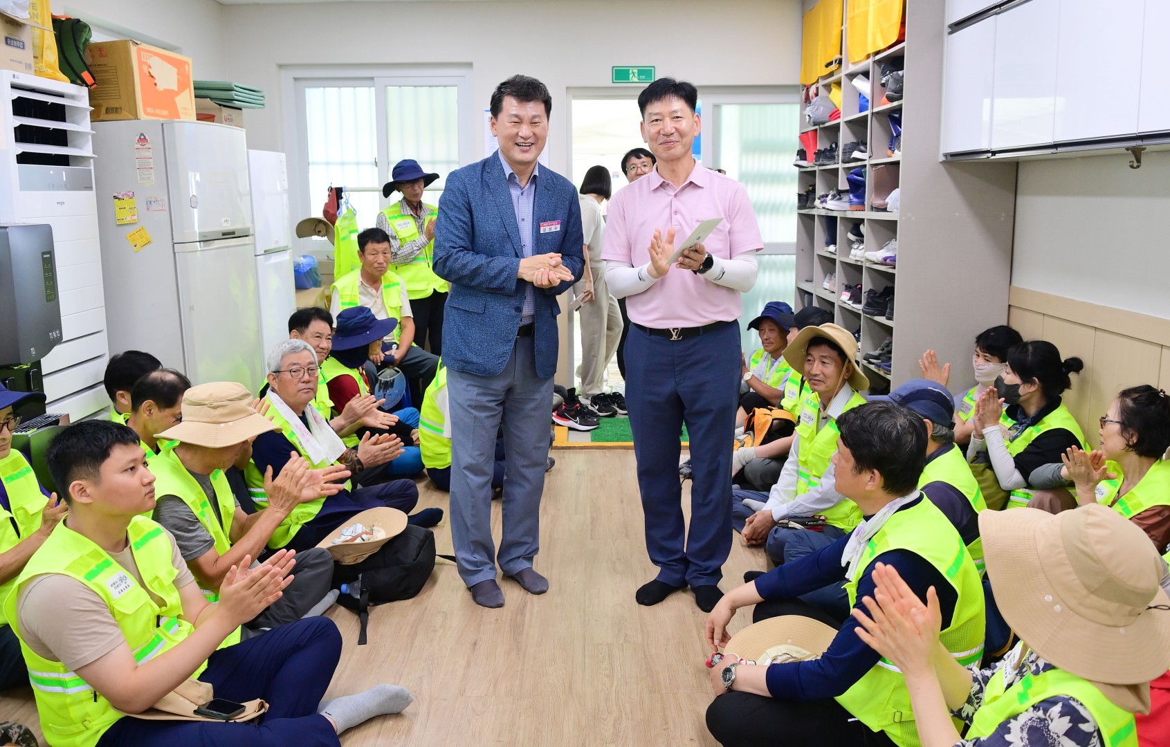 해수욕장 운영 유관기관 근무자 격려(해운대) 11
