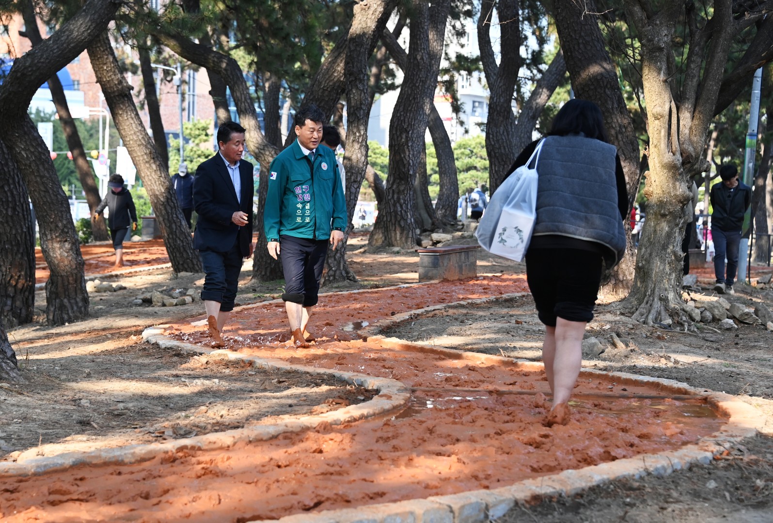송림공원 황톳길 조성사업 준공식 3