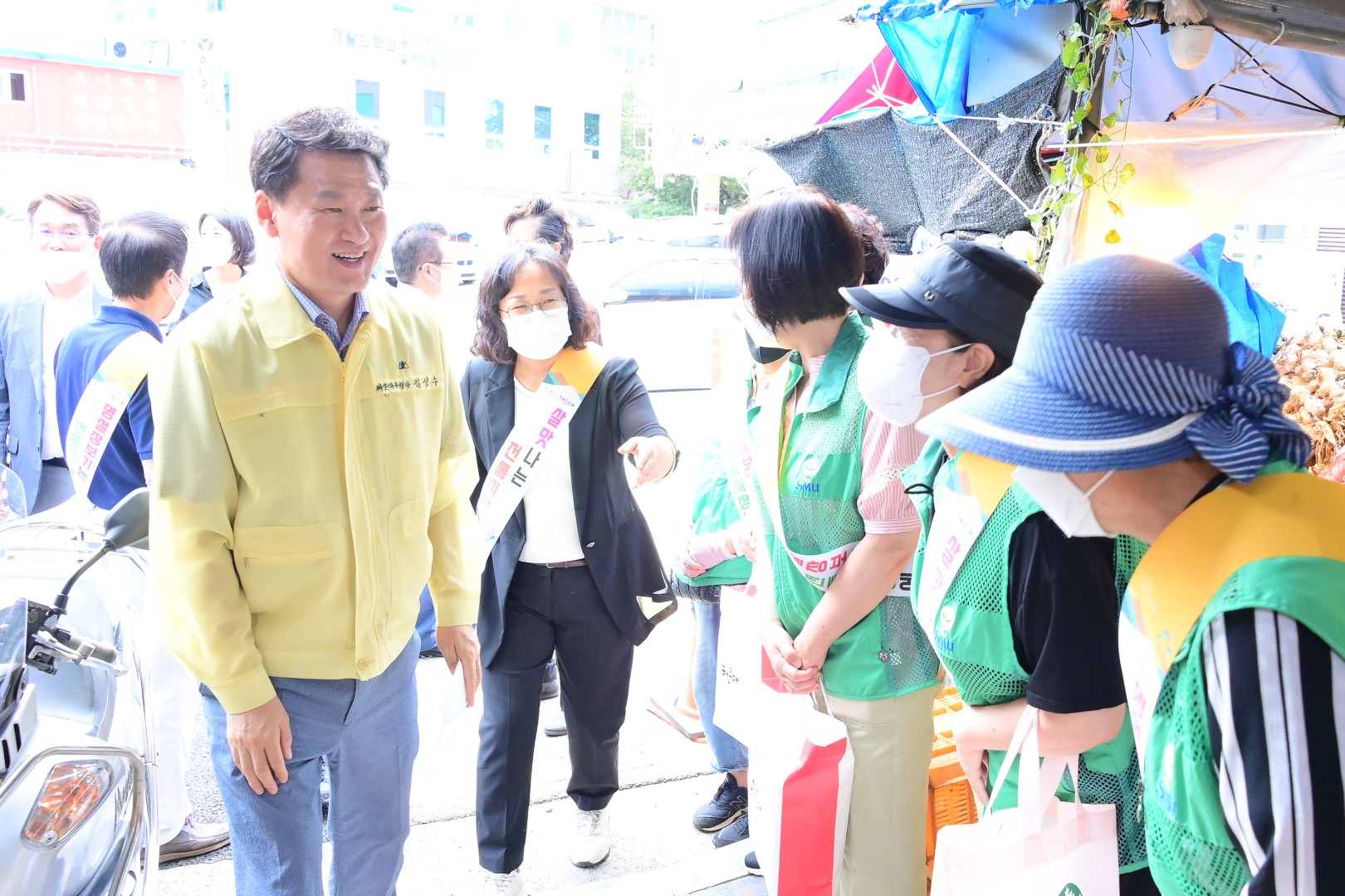 전통시장 방문 2