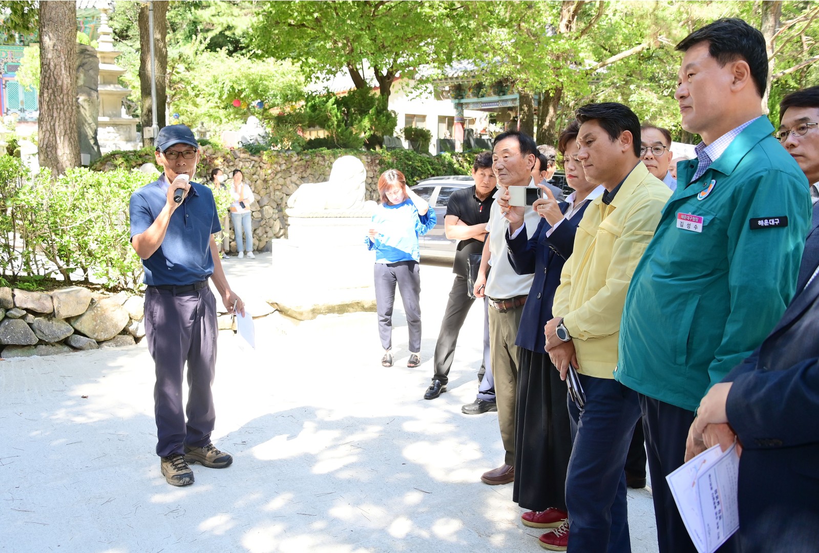 현장설명회(장산계곡 주변 힐링쉼터 경관사업) 12