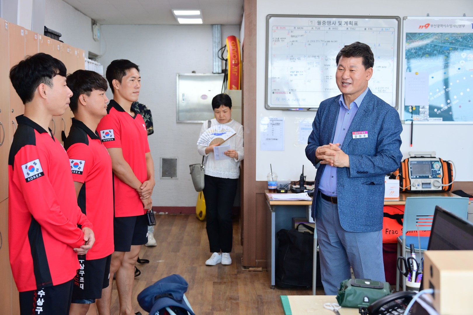 해수욕장 운영 유관기관 근무자 격려(해운대) 28