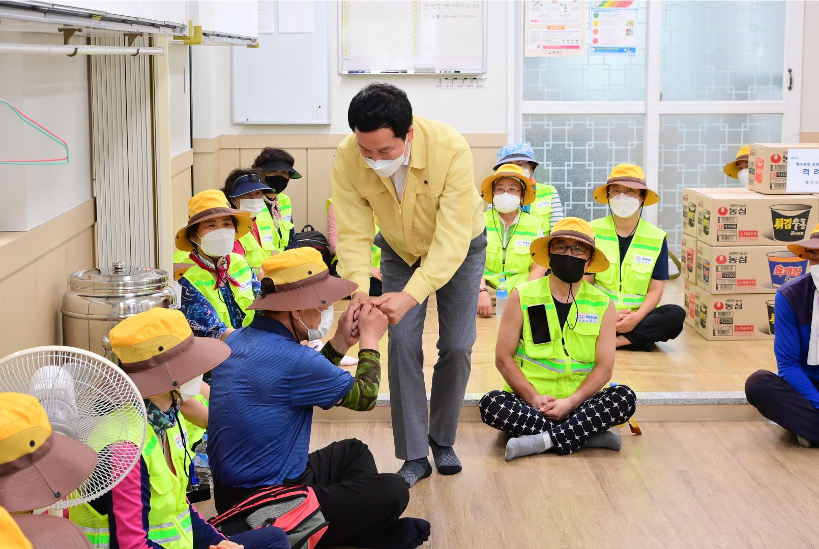 해운대해수욕장 격려방문 3
