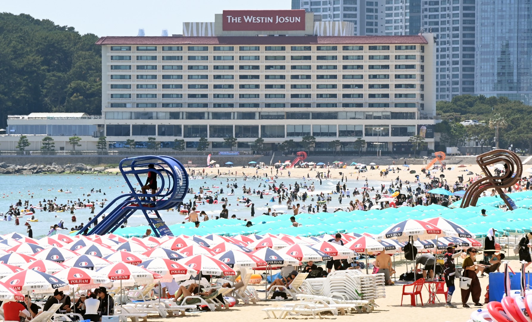 해운대해수욕장 스케치 9