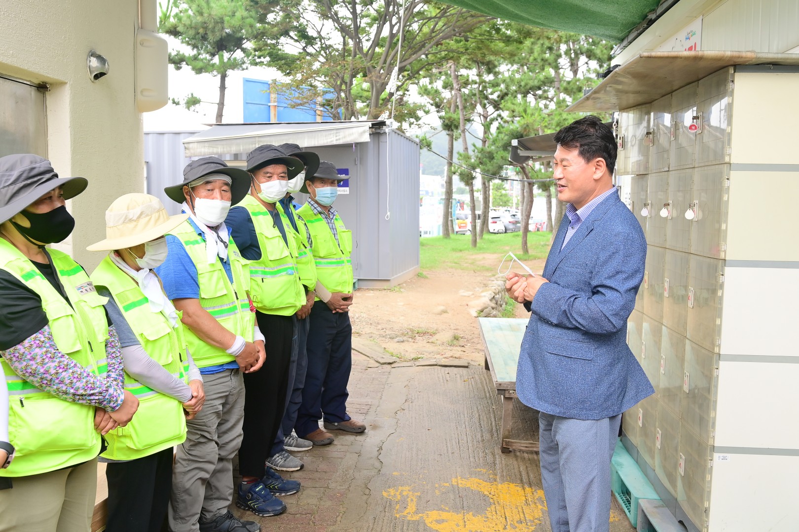 해수욕장 근무자 격려방문 21