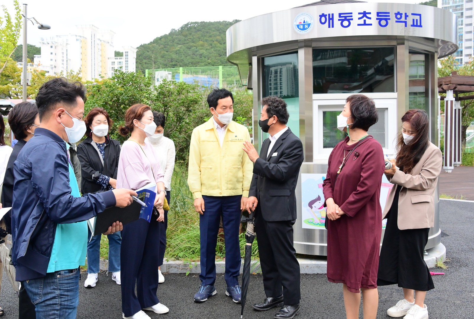 해동초등학교 등교길 현장 8