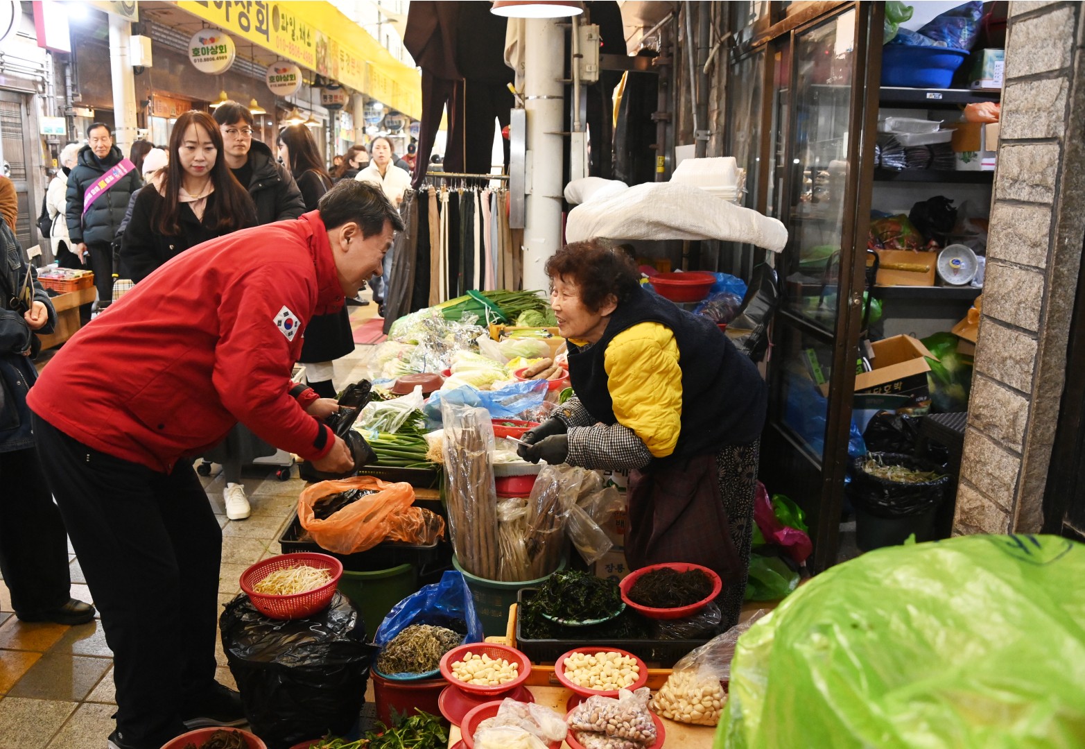 설 맞이 전통시장방문(반송큰시장, 반송골목시장) 7