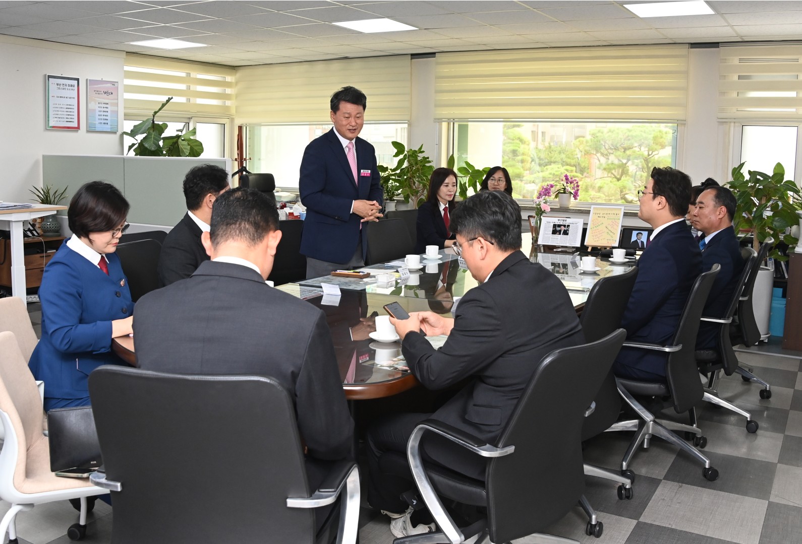 라이온스 구지역 회장단 간담회 2