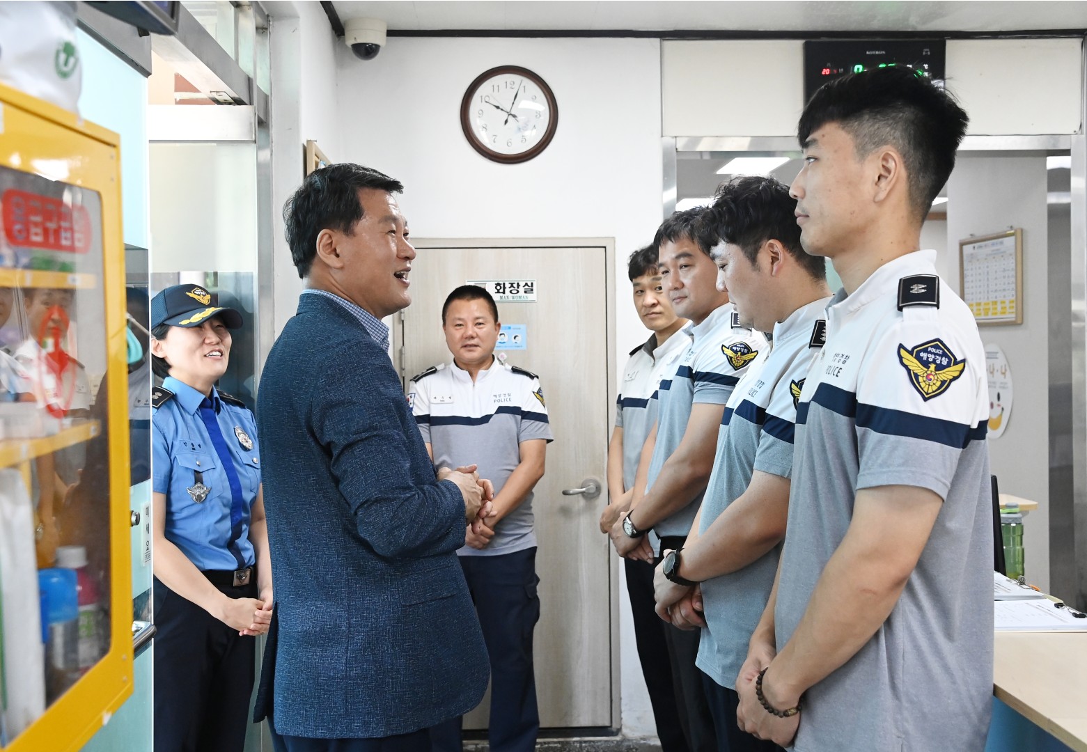 해수욕장 유관기관 근무자 격려 21