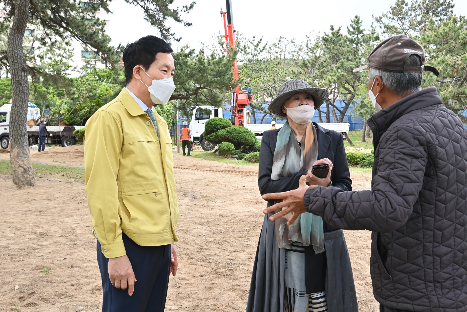 수국 군락지 조성공사 11