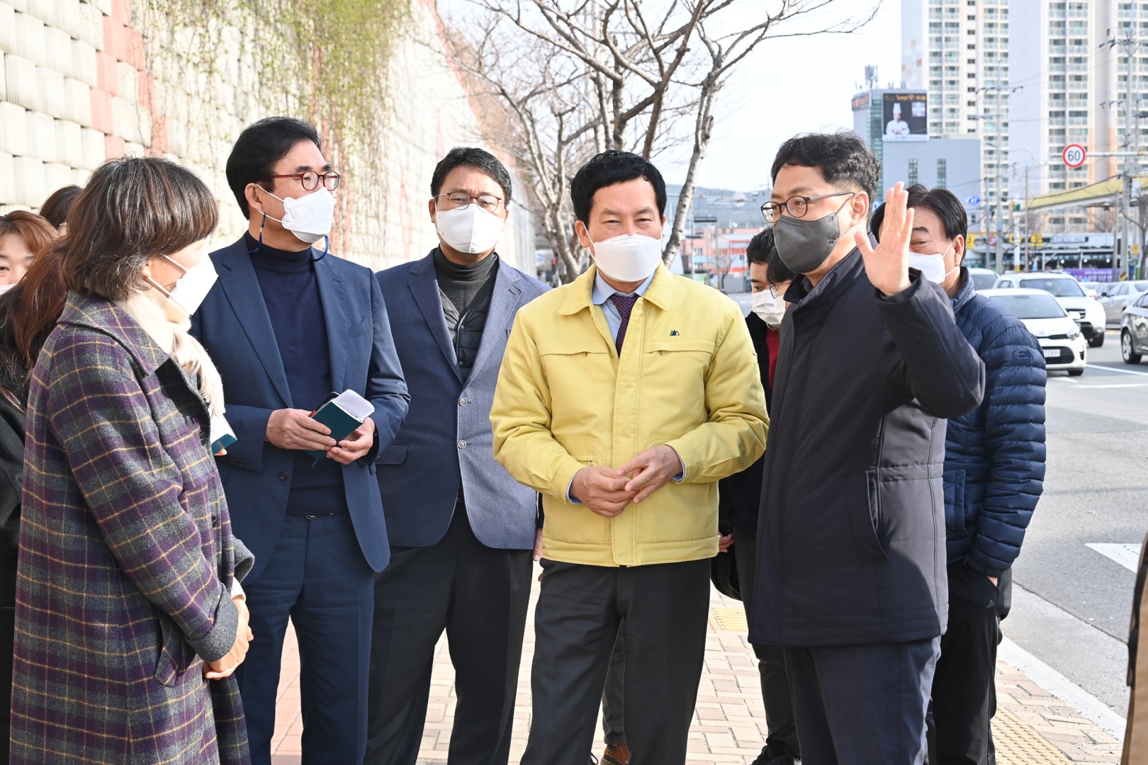 송정 좌회전 민원현장 1