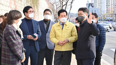송정 좌회전 민원현장