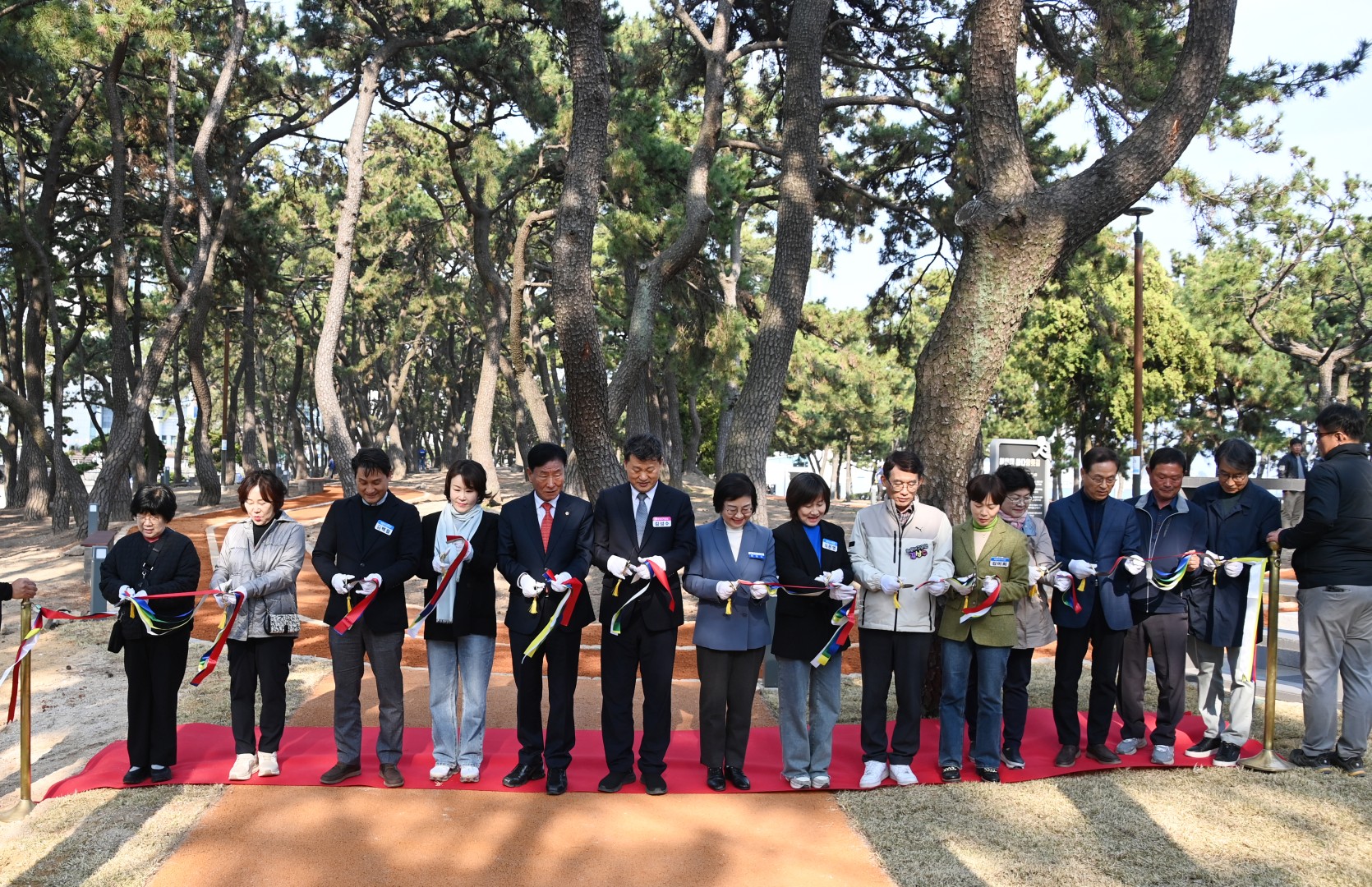 송림공원 황톳길 조성사업 준공식 12