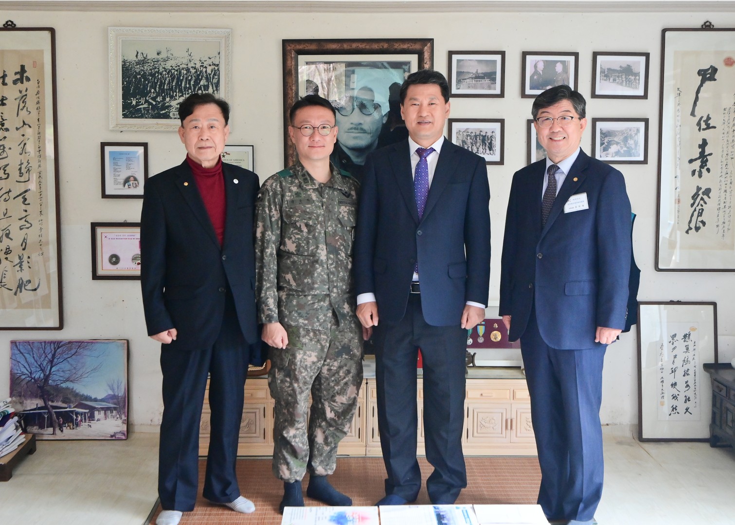 해운대구 통합방위협의회 장산 모정원 방문 16
