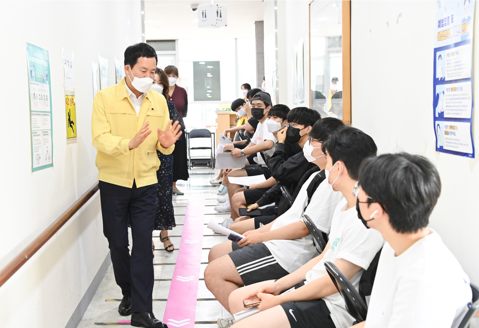 고3수험생 예방접종 격려 9