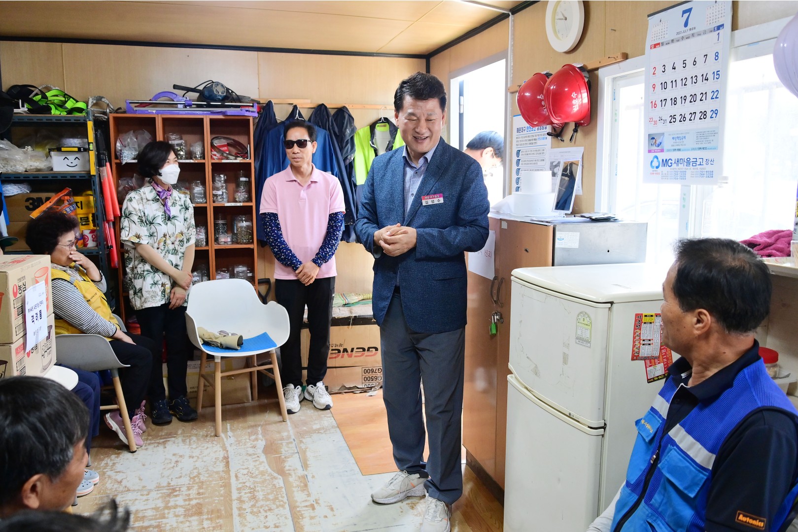 해수욕장 운영 유관기관 근무자 격려(송정) 8
