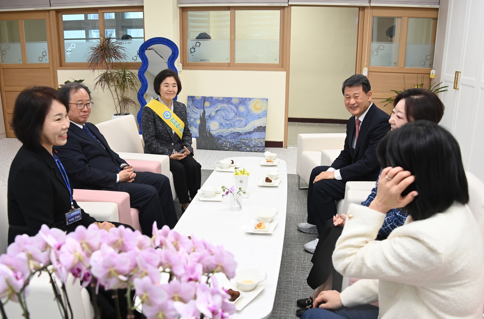 동백초등학교 일원 엘리베이터 관련 협약식 5