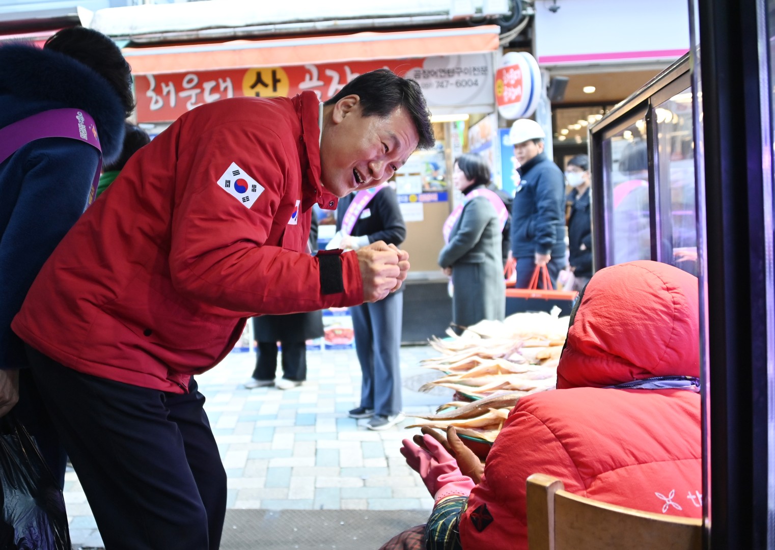설 맞이 전통시장 방문(해운대시장) 19
