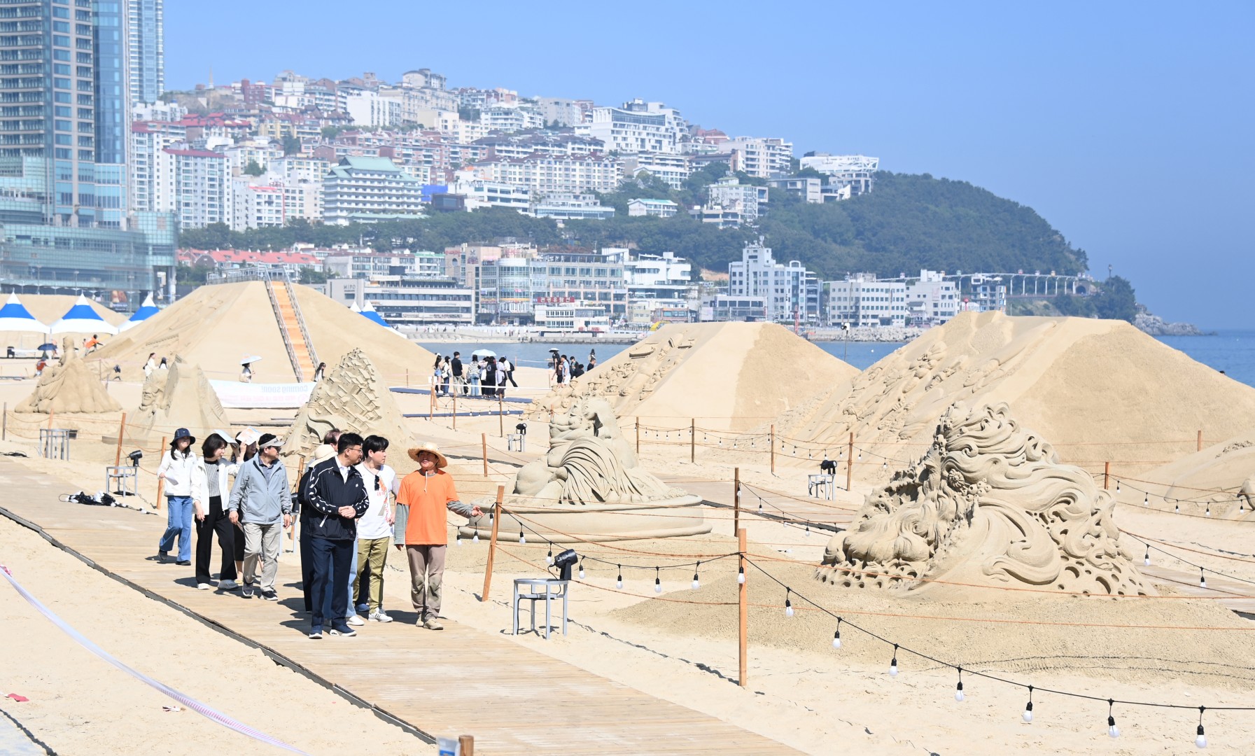 해운대 모래축제 현장 점검 7