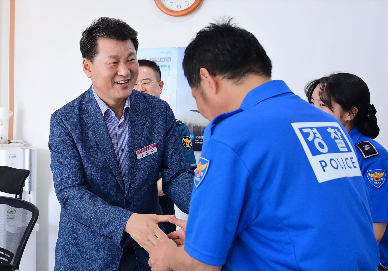 해수욕장 운영 유관기관 근무자 격려(송정) 27