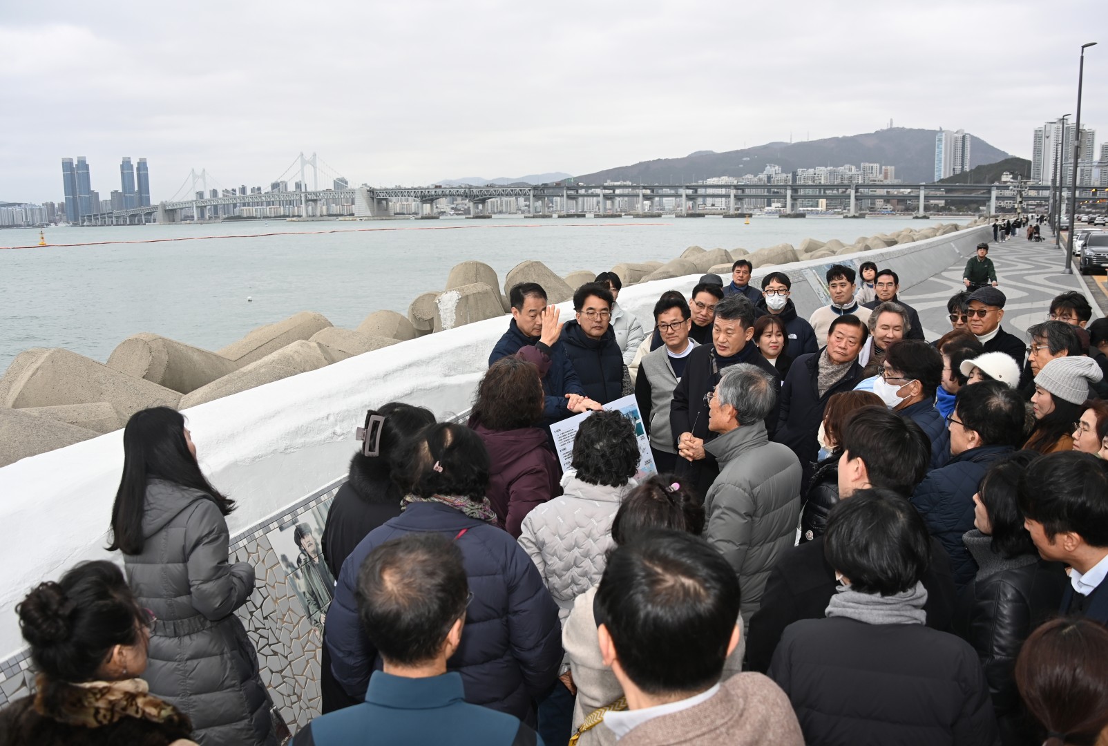 수영만자연재해위험개선지구 주민현장 설명회 1