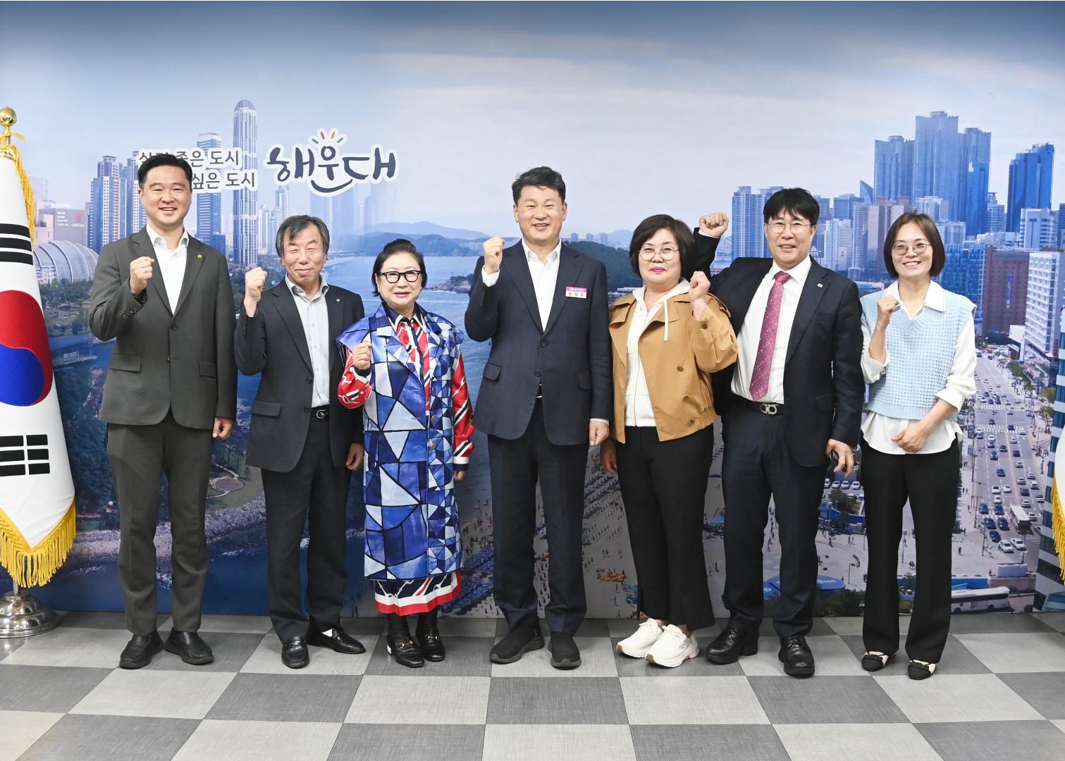 해운대구 새마을회 신임 사무국장 등 접견 1