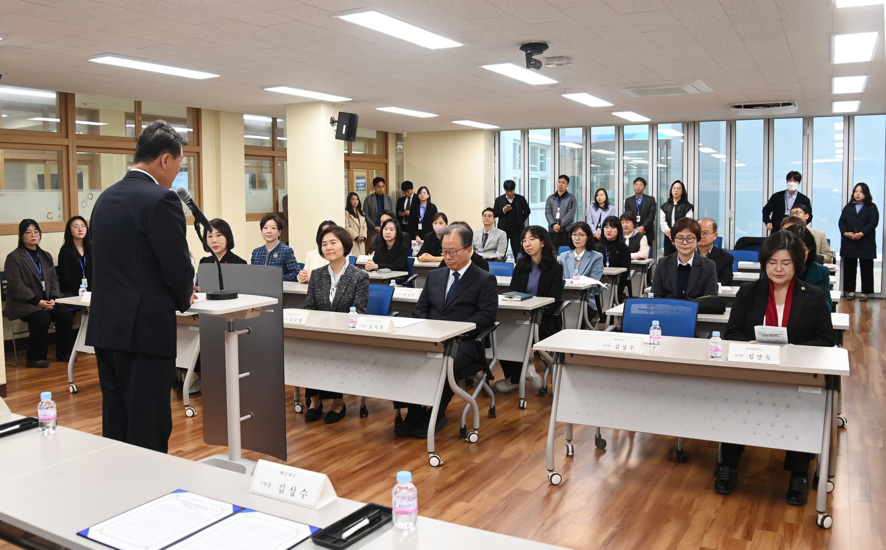 동백초등학교 일원 엘리베이터 관련 협약식 2