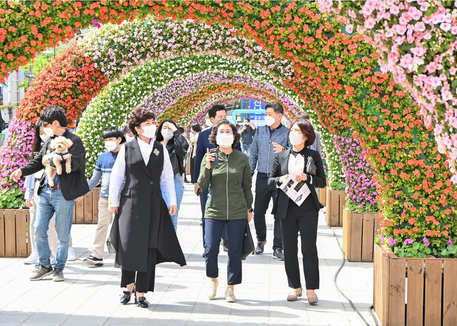 고성군 모래전시회방문 2