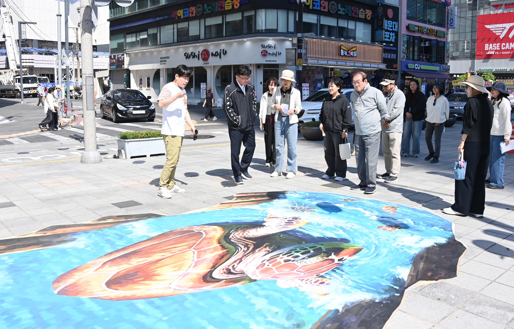 해운대 모래축제 현장 점검 2