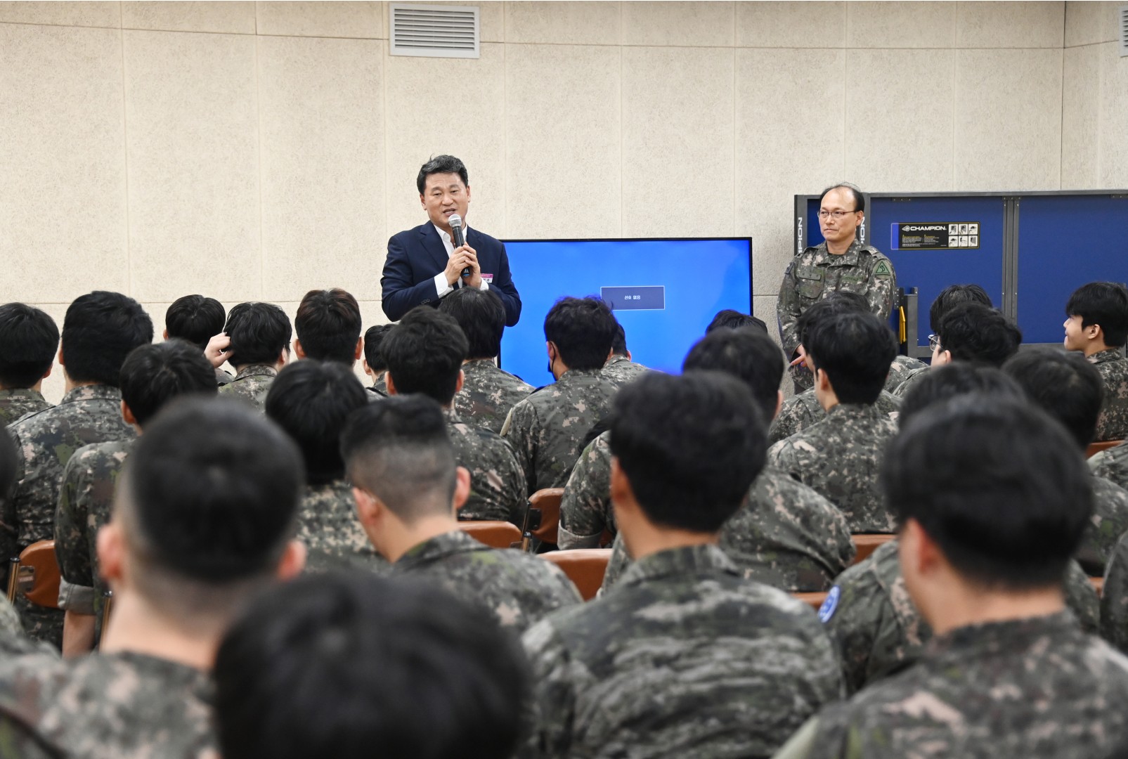 예비군 훈련 격려 방문 3