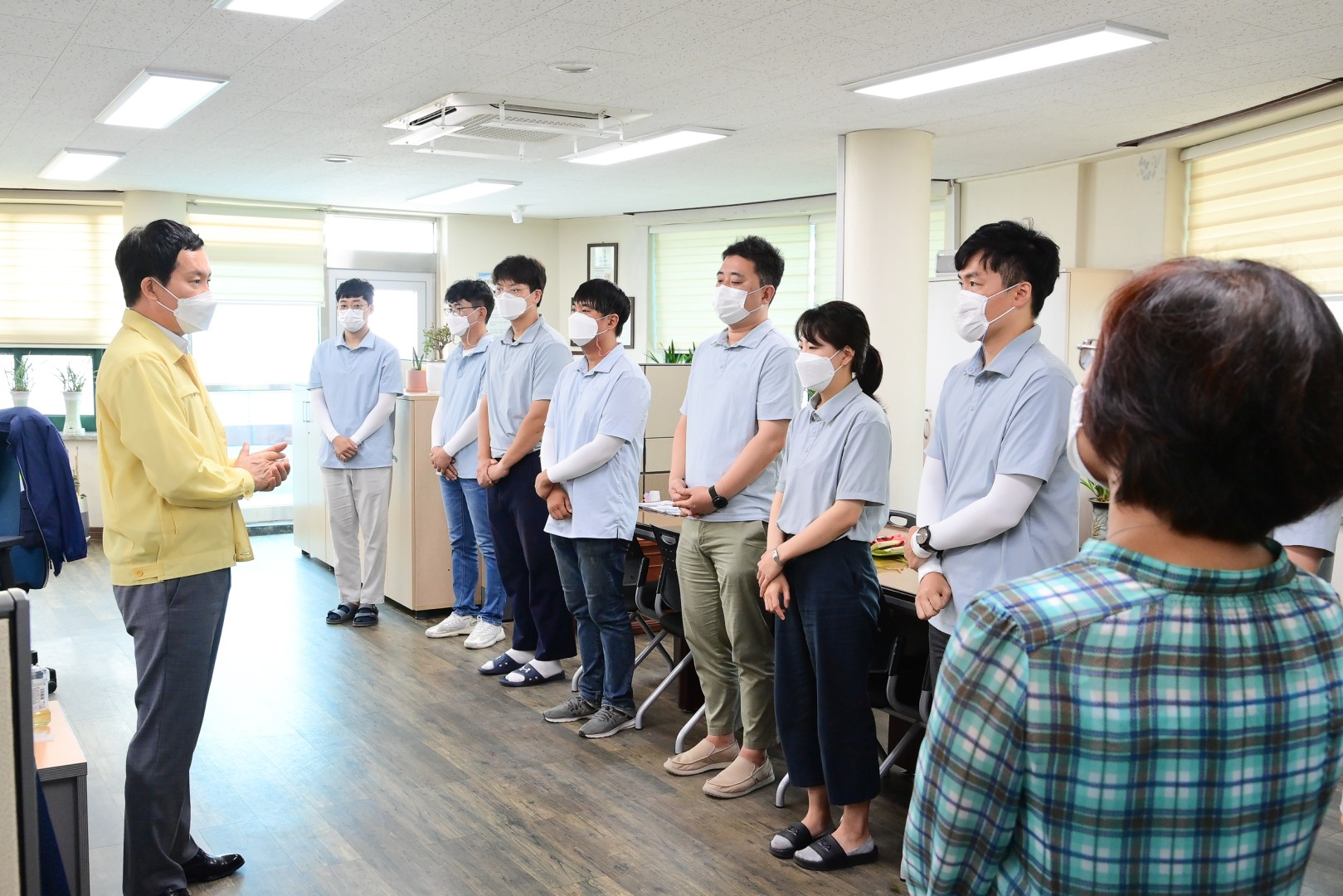 해운대해수욕장 격려방문 21
