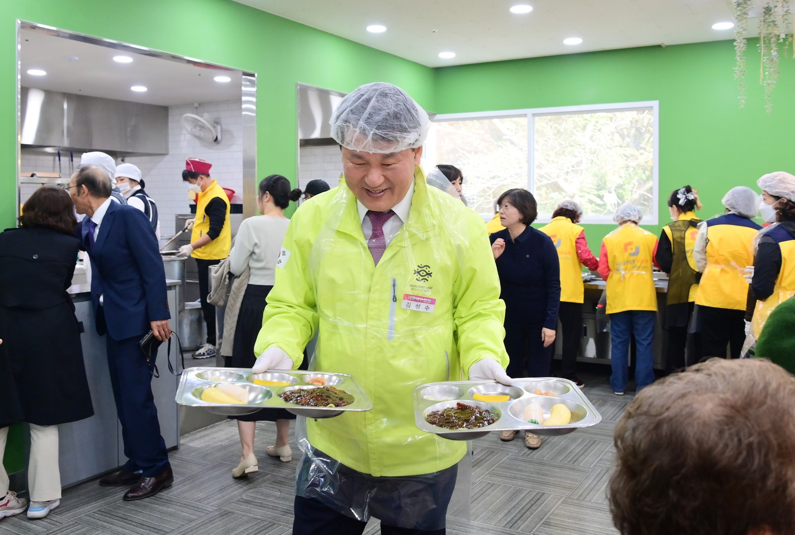 짜장면 나눔 행사 경로식당 봉사활동 9