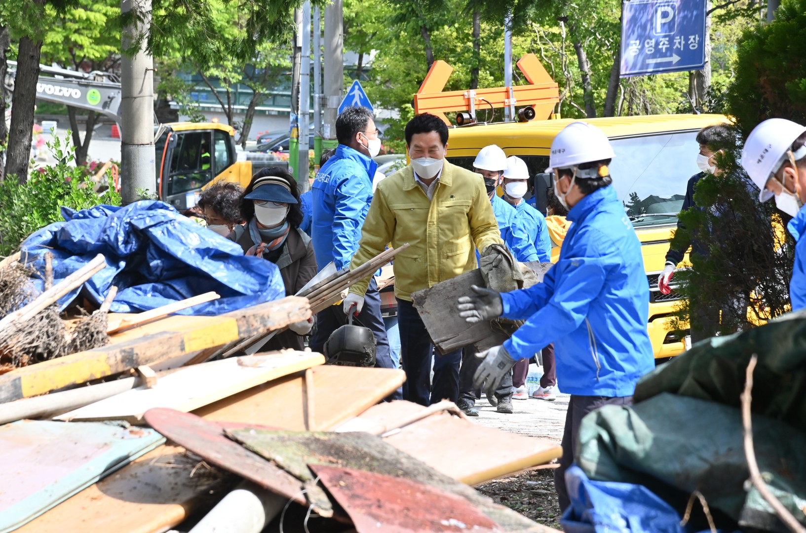 반여3동 노후시설물 및 불결지 정비 26