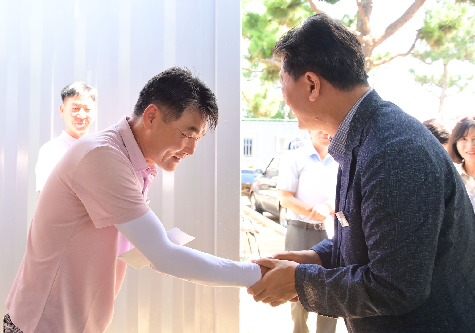 해수욕장 운영 유관기관 근무자 격려(송정) 12