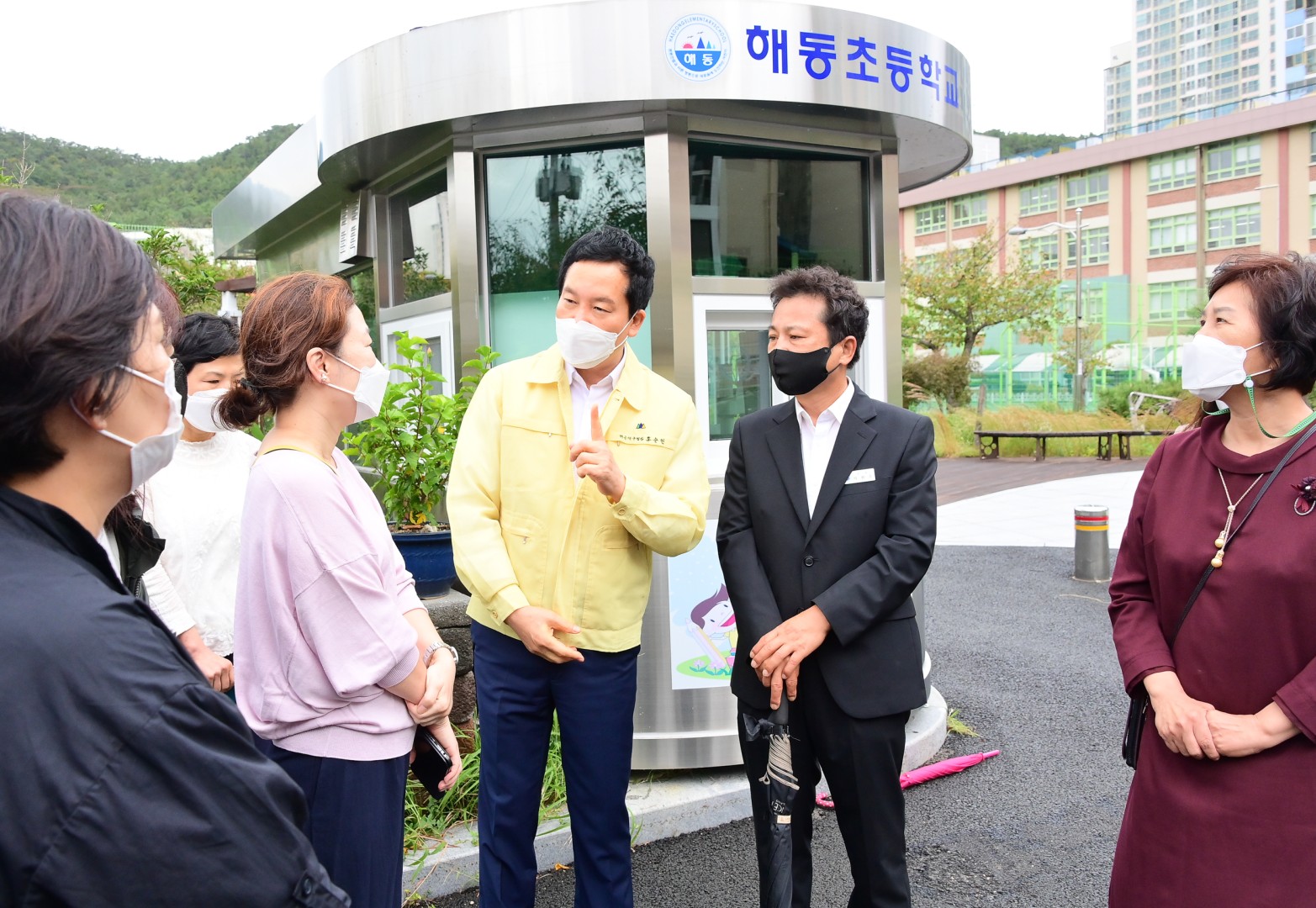 해동초등학교 등교길 현장 10
