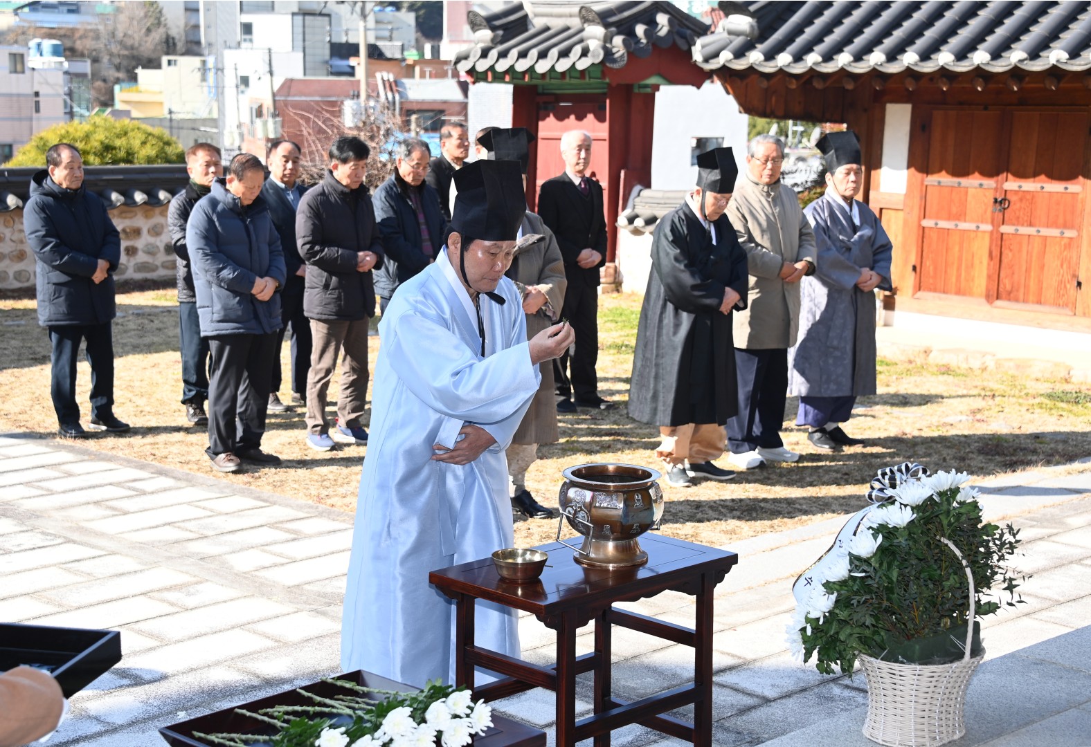 신년참배(삼절사) 2