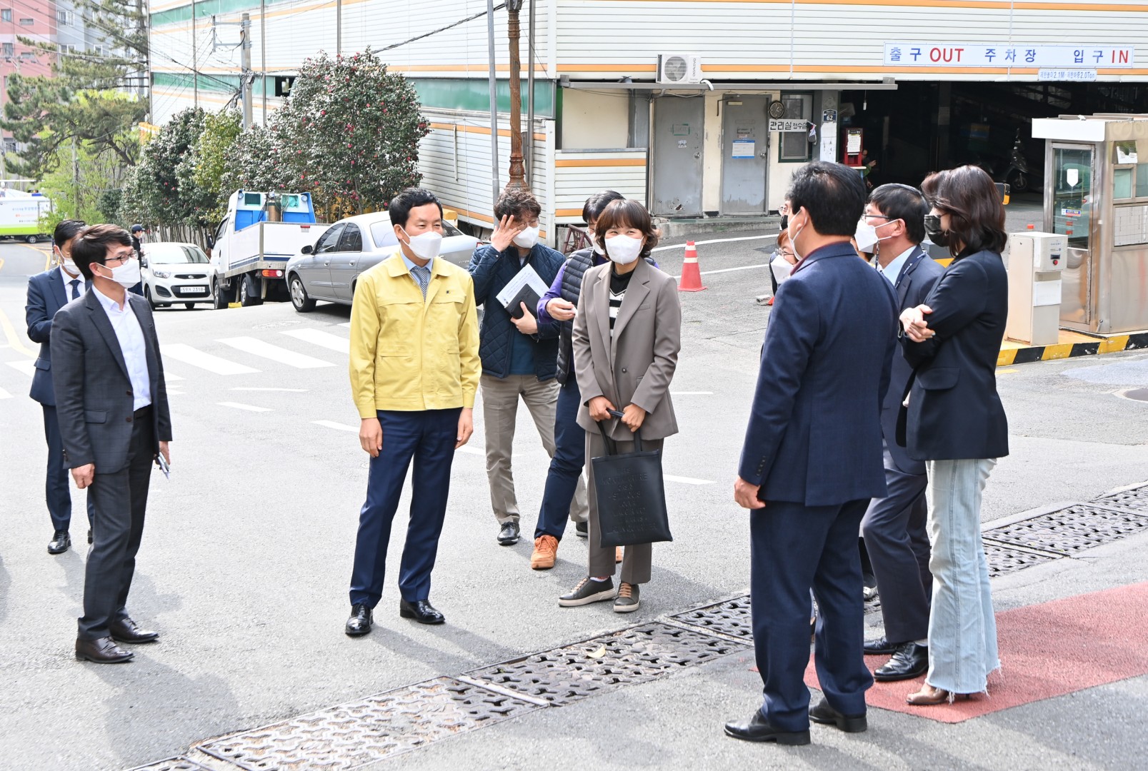 반여2시장 주차장관련 현장방문 1