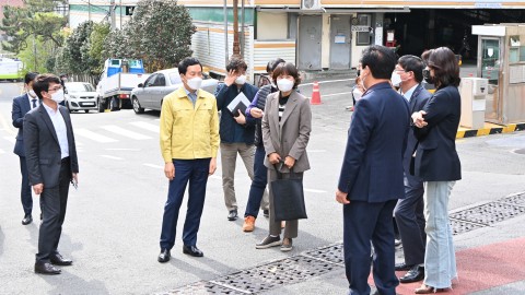 반여2시장 주차장관련 현장방문