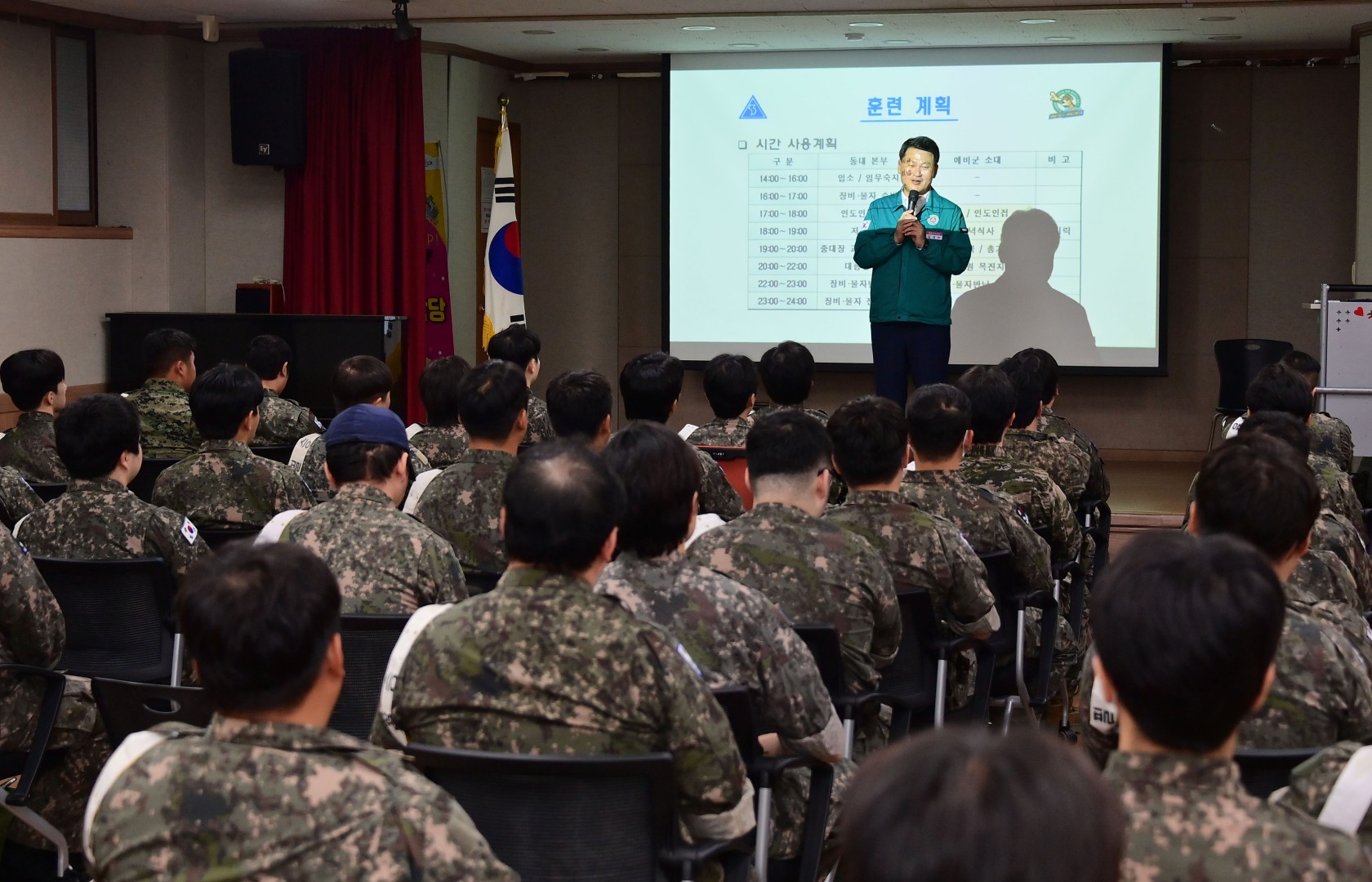 예비군 훈련 방문 격려 13
