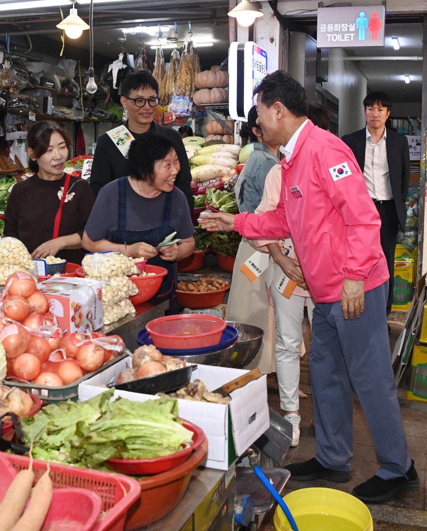 추석맞이 전통시장 방문(좌동재래시장) 13