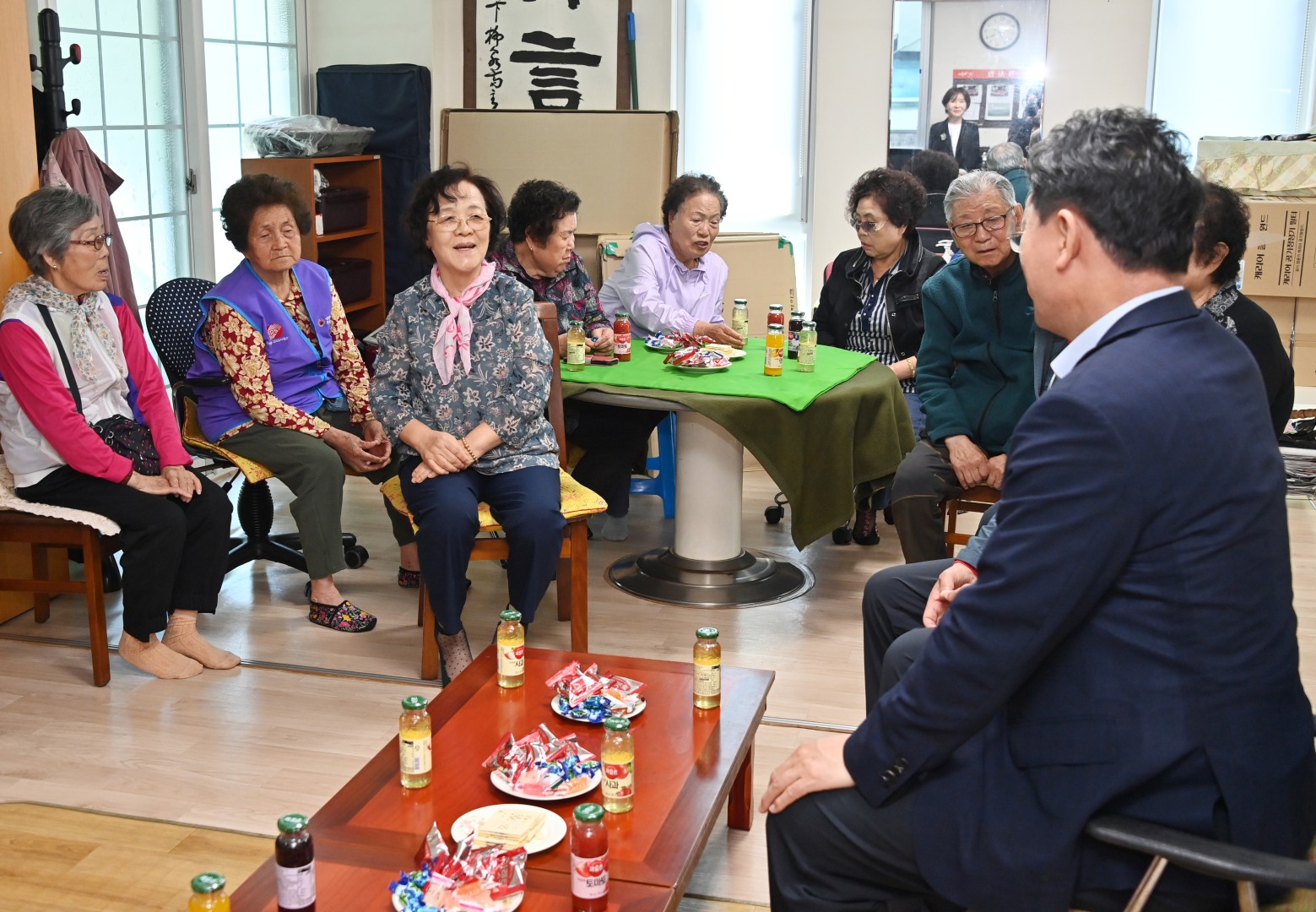경로당 방문(반여동) 9